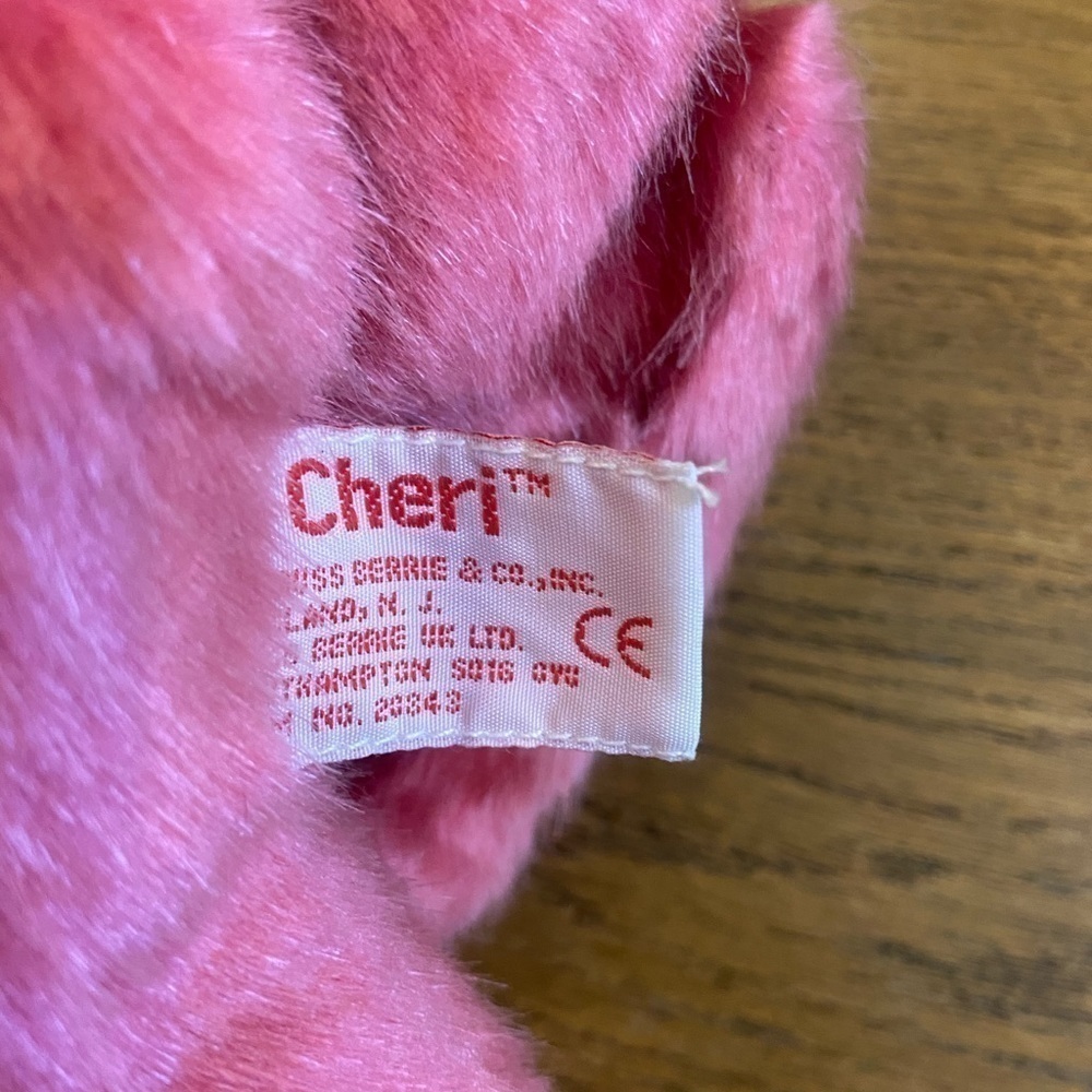 Russ Pink 12.5” “Cheri” Furry Teddy Bear - Picture 5 of 6